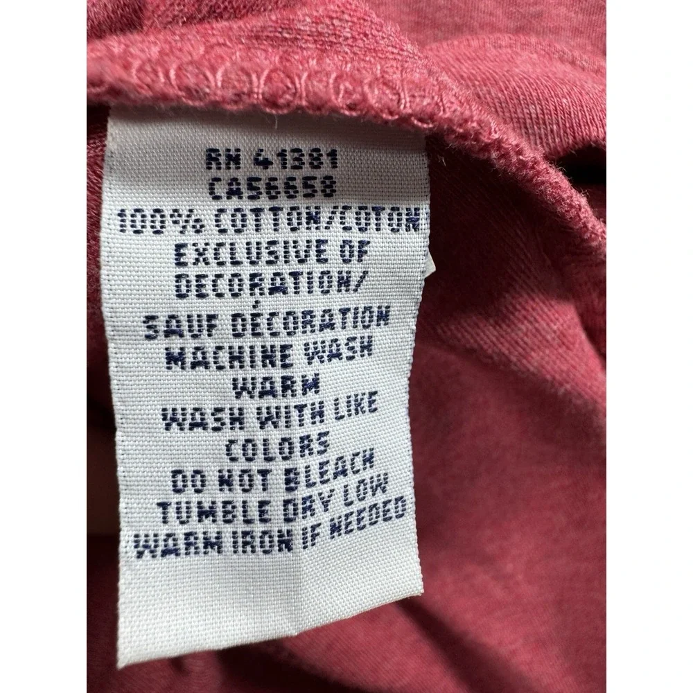 Polo Ralph Lauren Long Sleeve Polo Shirt Mens XL Red 100% Cotton